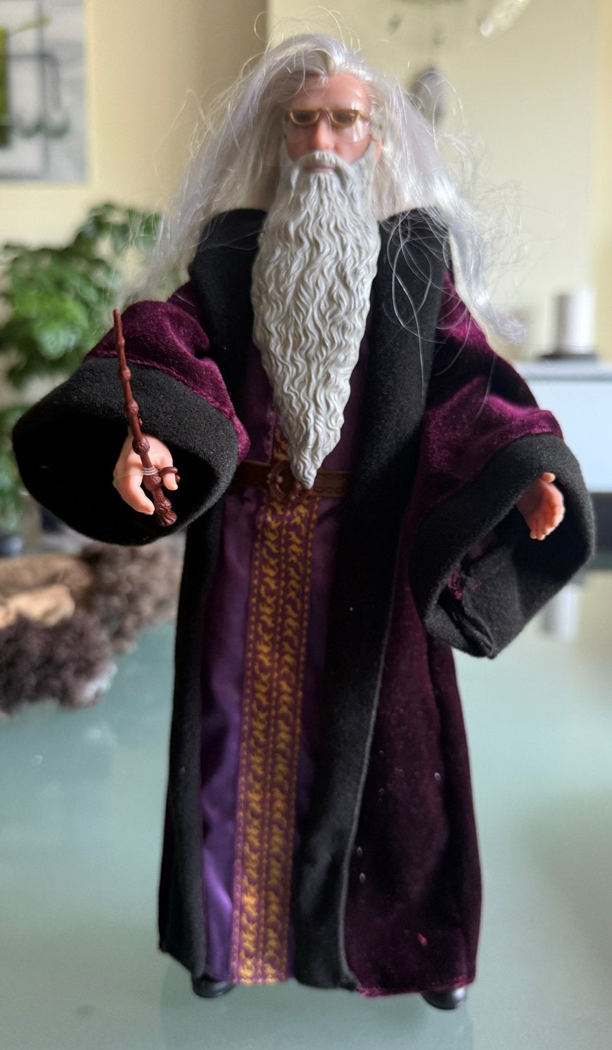 Harry Potter Dumbledore pop - Mattel 2018, Ophalen of Verzenden, Zo goed als nieuw, Overige typen