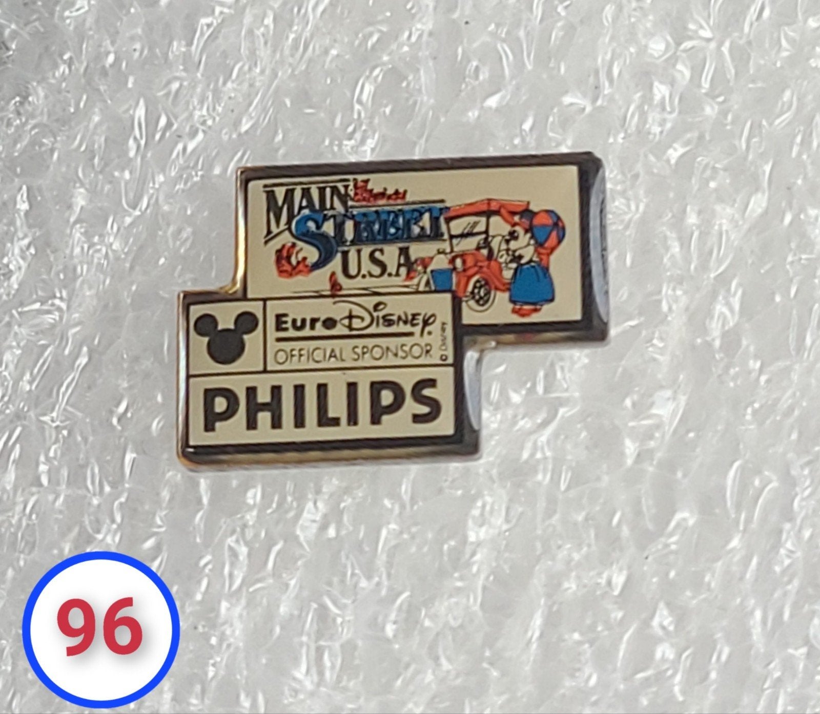 Vintage Disney Pin Euro Disney Philips Main Street U.S.A., Verzenden