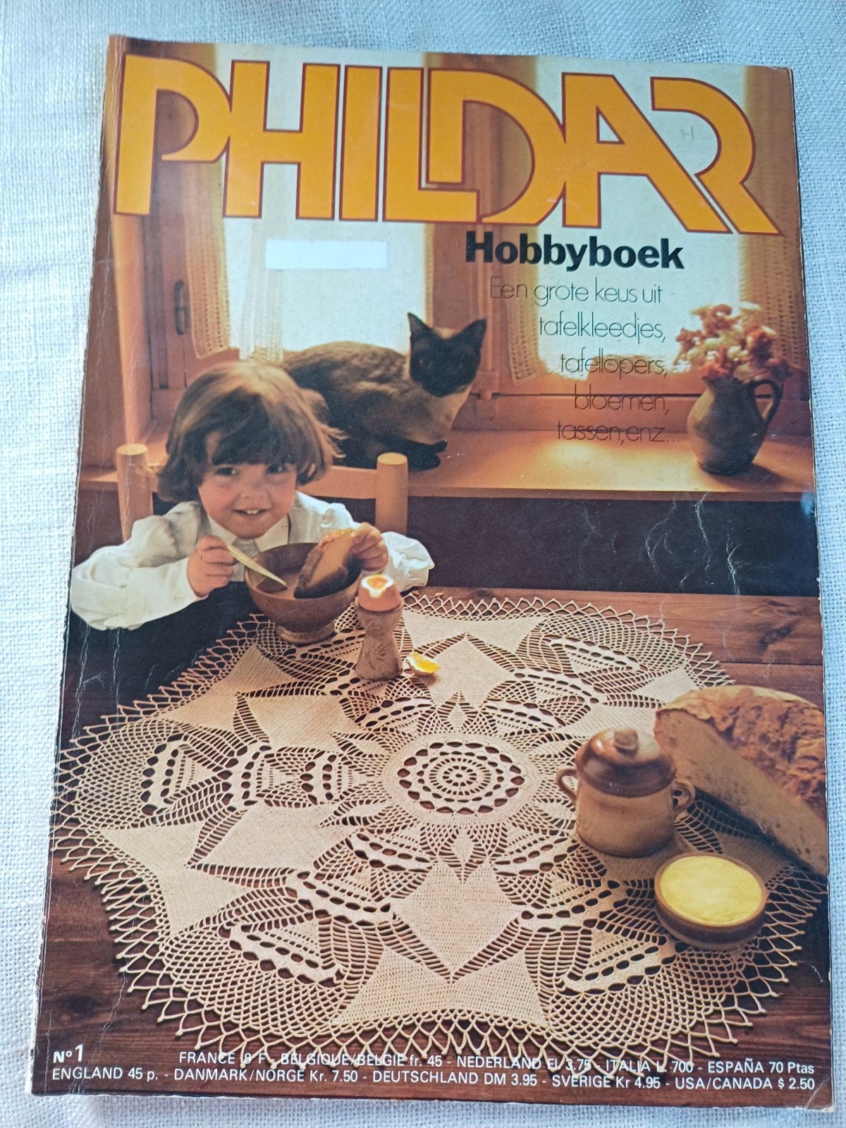 phildar hobbyboek breien haken retro patronen, Ophalen of Verzenden, Gebruikt, Breien of Haken, Patroon of Boek