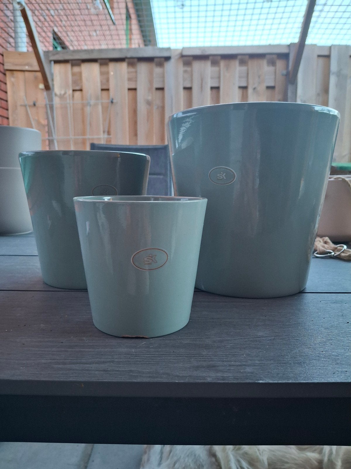 keramieke bloempotten, Huis en Inrichting, Ophalen, Halfschaduw, Minder dan 100 cm