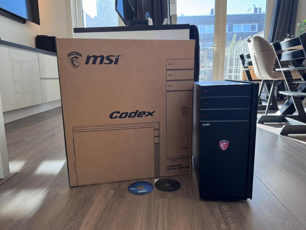 Nette en goed werkende gaming MSI Codex 3 – model MS-B913, Computers en Software, Desktop Pc's, Zo goed als nieuw, 3 tot 4 Ghz