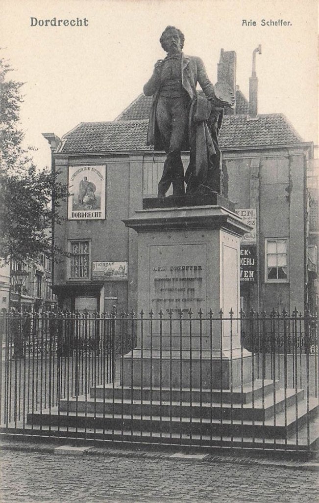702-283-017 Dordrecht Arie Scheffer, Verzenden, Voor 1920, Zuid-Holland