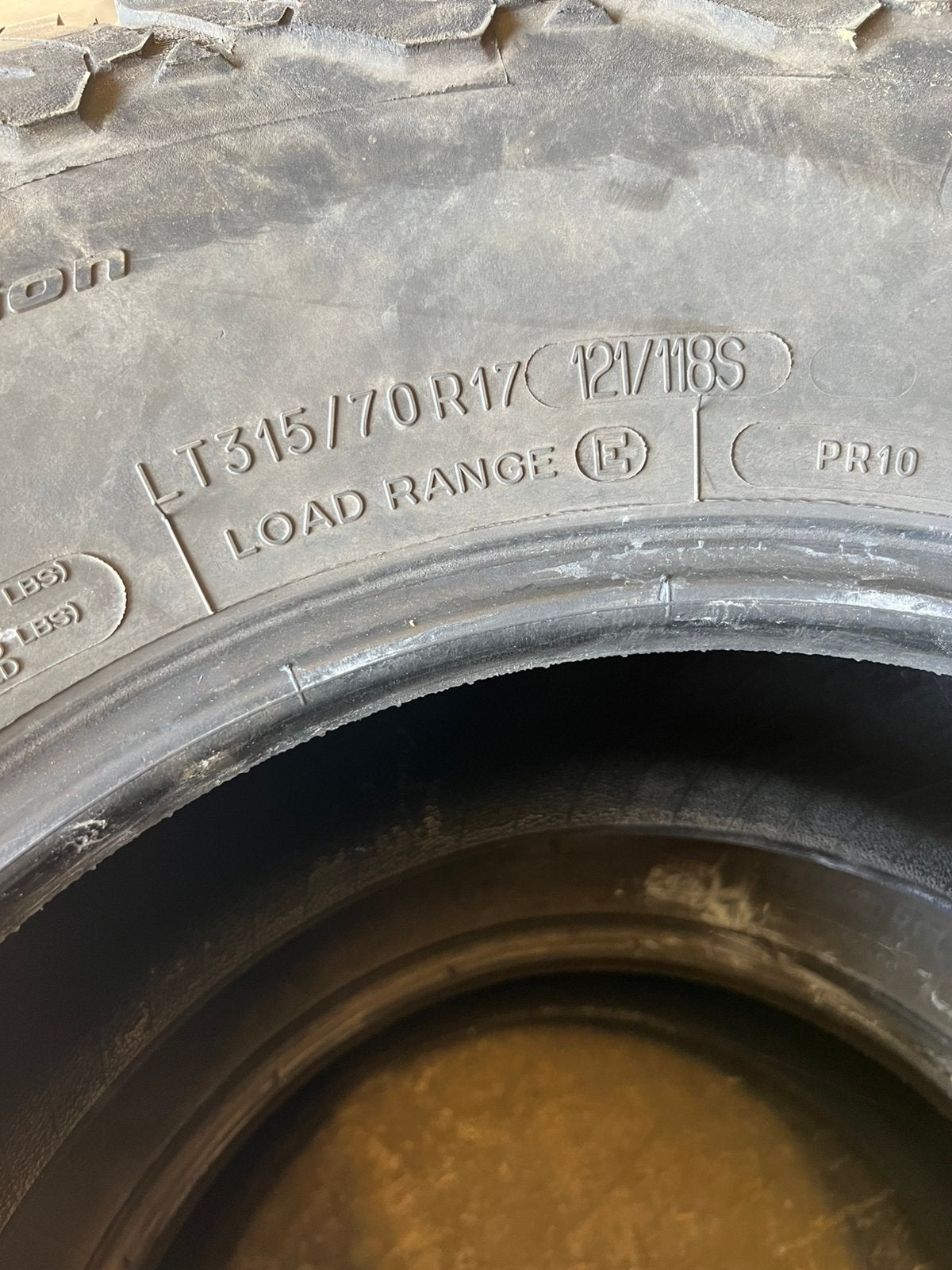 315/70/17 BfGoodrich T/A banden set, Ophalen, Gebruikt, ., 17 inch