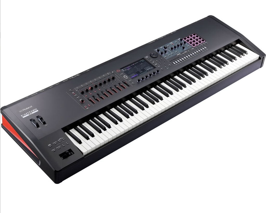 Roland Fantom 8 evt met Roland KS-G8 stand, 88 toetsen, Roland, Ophalen of Verzenden, Zo goed als nieuw