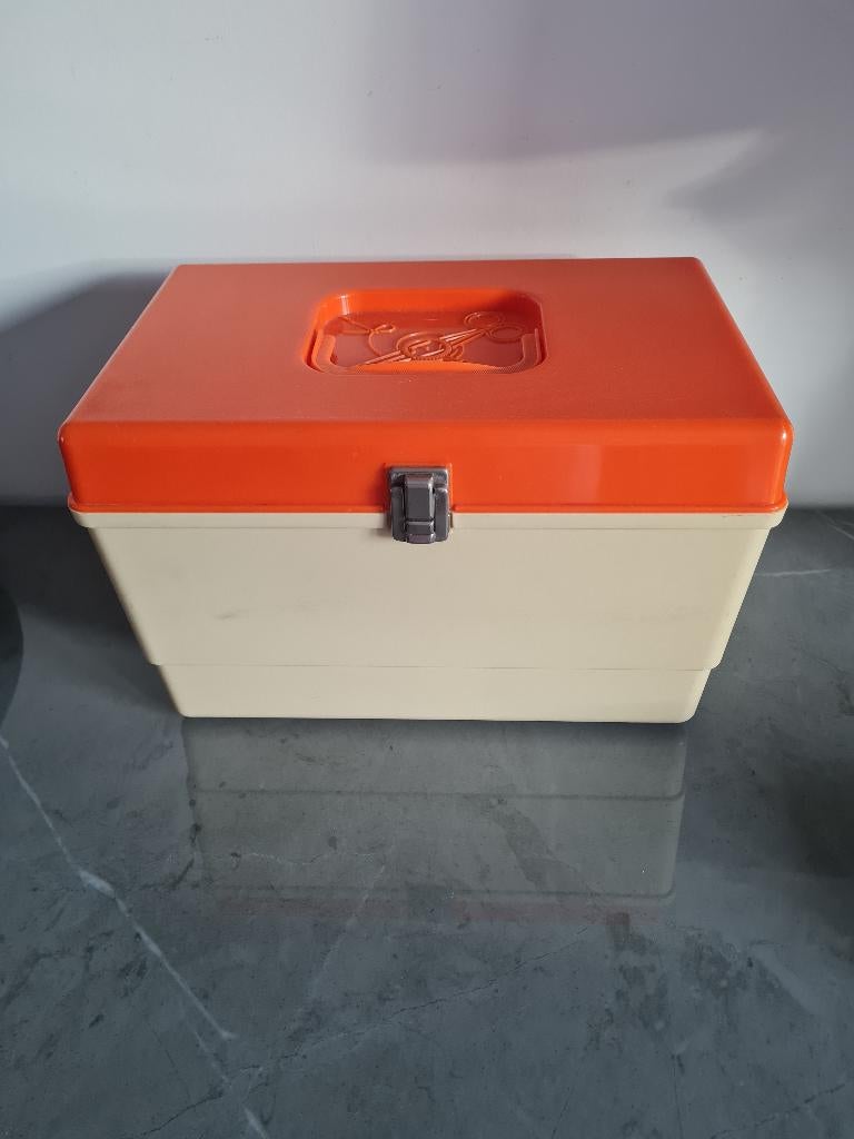 vintage naaidoos, naaikoffer 36 x 24 x h23 cm, Ophalen of Verzenden, Huis en Inrichting