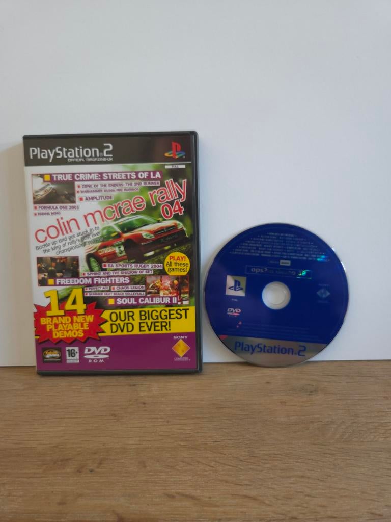 Playstation 2 (PS2) - Demo Disc 38/October 2003, Spelcomputers en Games, 1 speler, Racen en Vliegen, Ophalen of Verzenden, Zo goed als nieuw