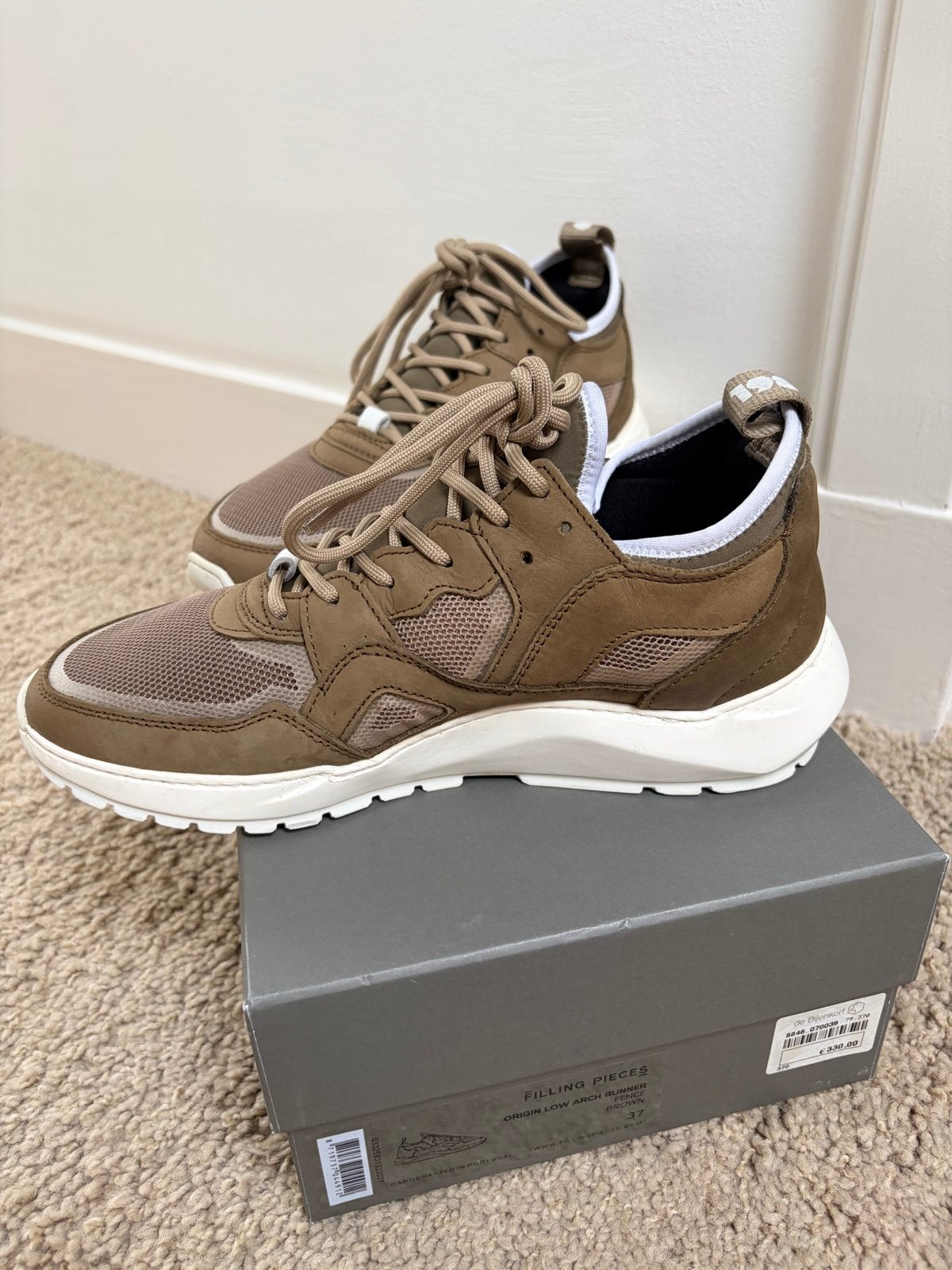 Filling Pieces Origin Low Arch Runner - Maat 37, Kleding | Dames, Bruin, Ophalen of Verzenden, Sneakers of Gympen, Zo goed als nieuw