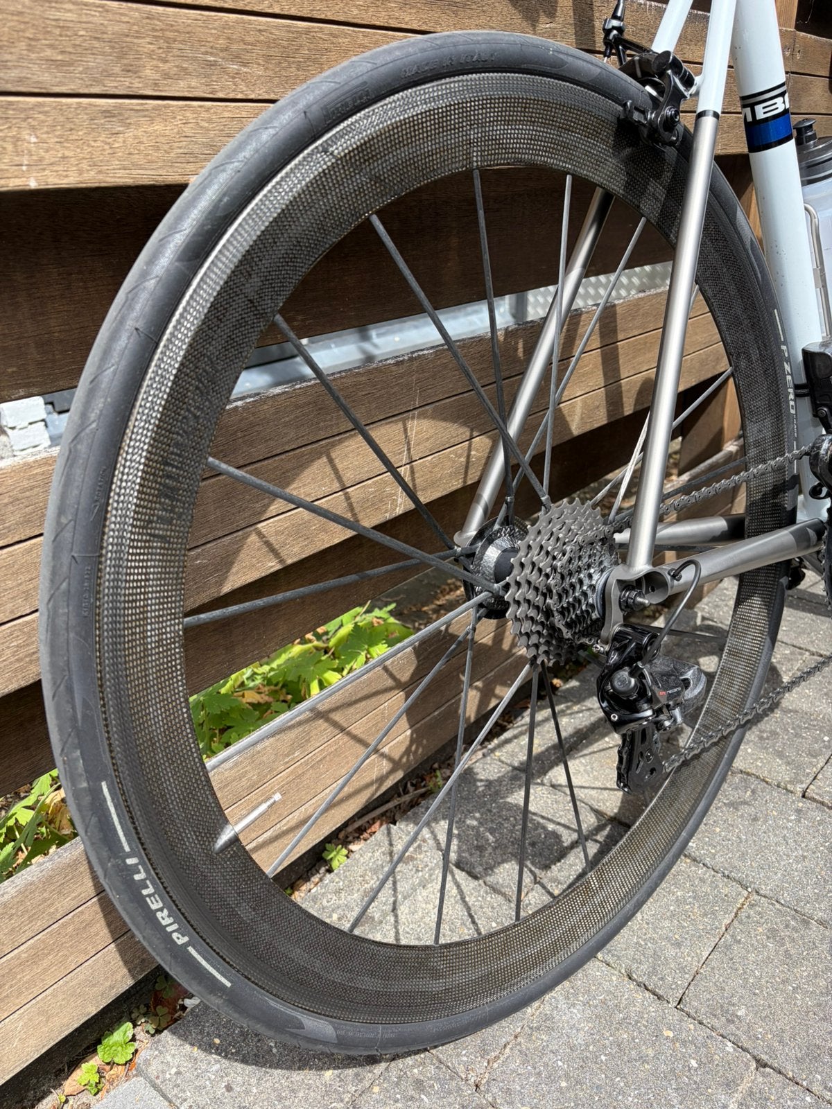 Te koop: Lightweight Meilenstein wielset clincher - velgrem, Fietsen en Brommers, Fietsonderdelen, Gebruikt, Wiel, Carbon, Racefiets