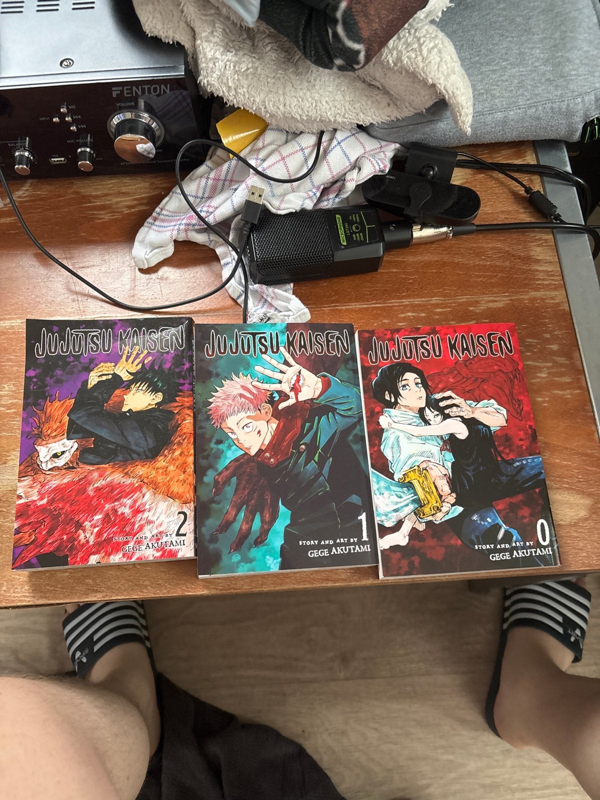 Jujutsu Kaisen Manga - Deel 0, 1 en 2, Boeken, Meerdere stripboeken, Ophalen, Gelezen