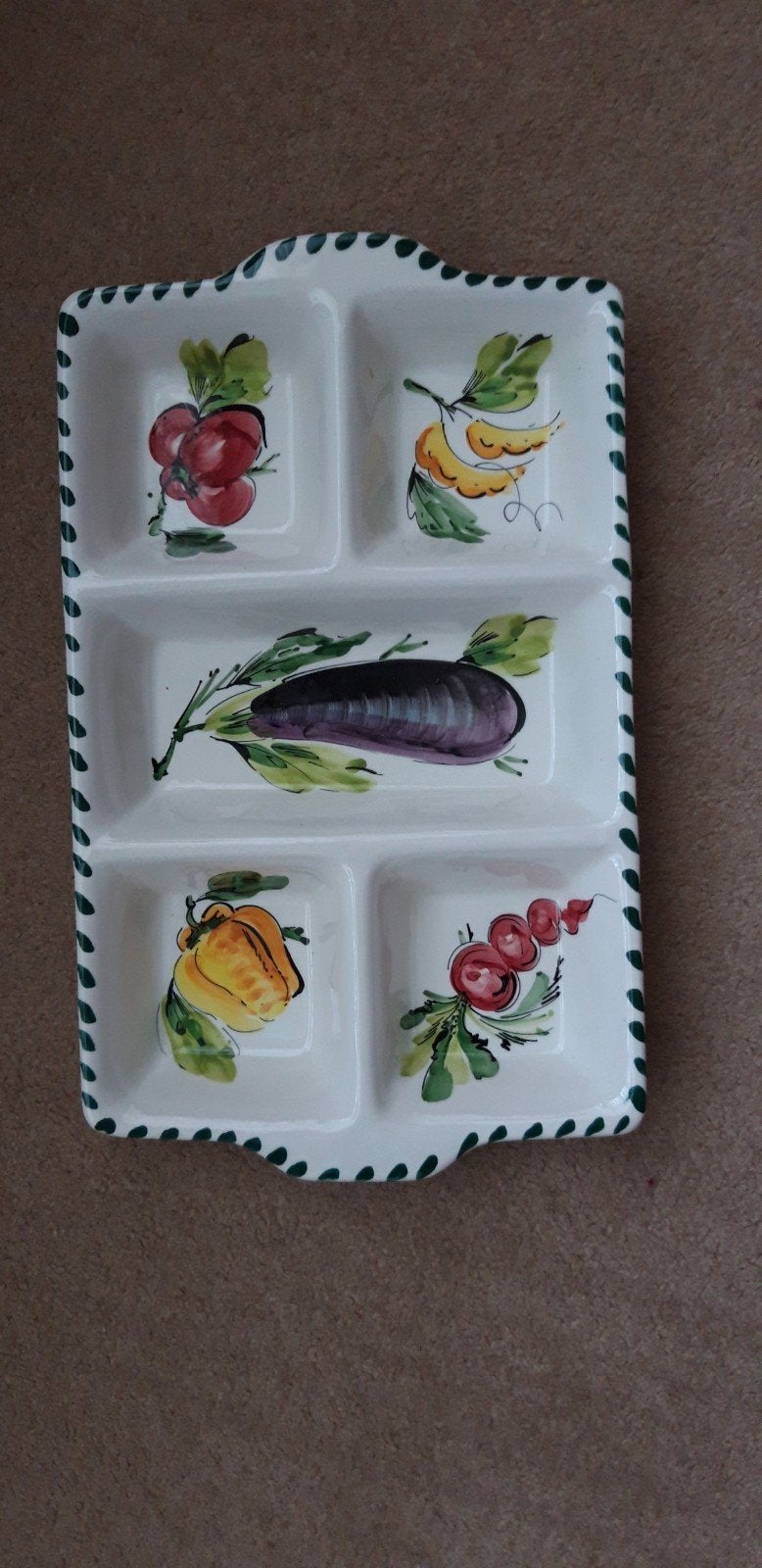Snackschaal, made in Italy, Ophalen of Verzenden, Overige stijlen, Aardewerk, Schaal of Schalen