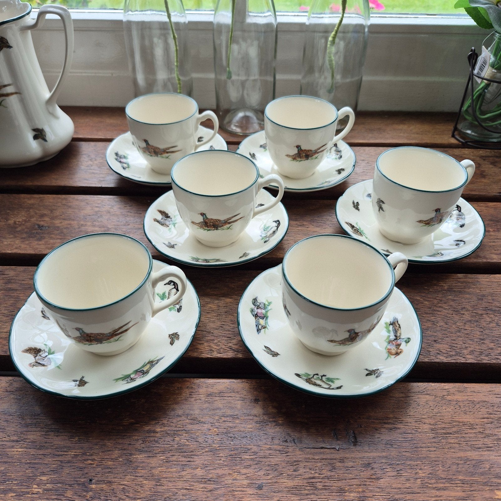 Brookshire Johnson Brothers koffie kop en schotels nieuw, Huis en Inrichting, Nieuw, Ophalen of Verzenden, Overige stijlen, Kop(pen) en/of Schotel(s)