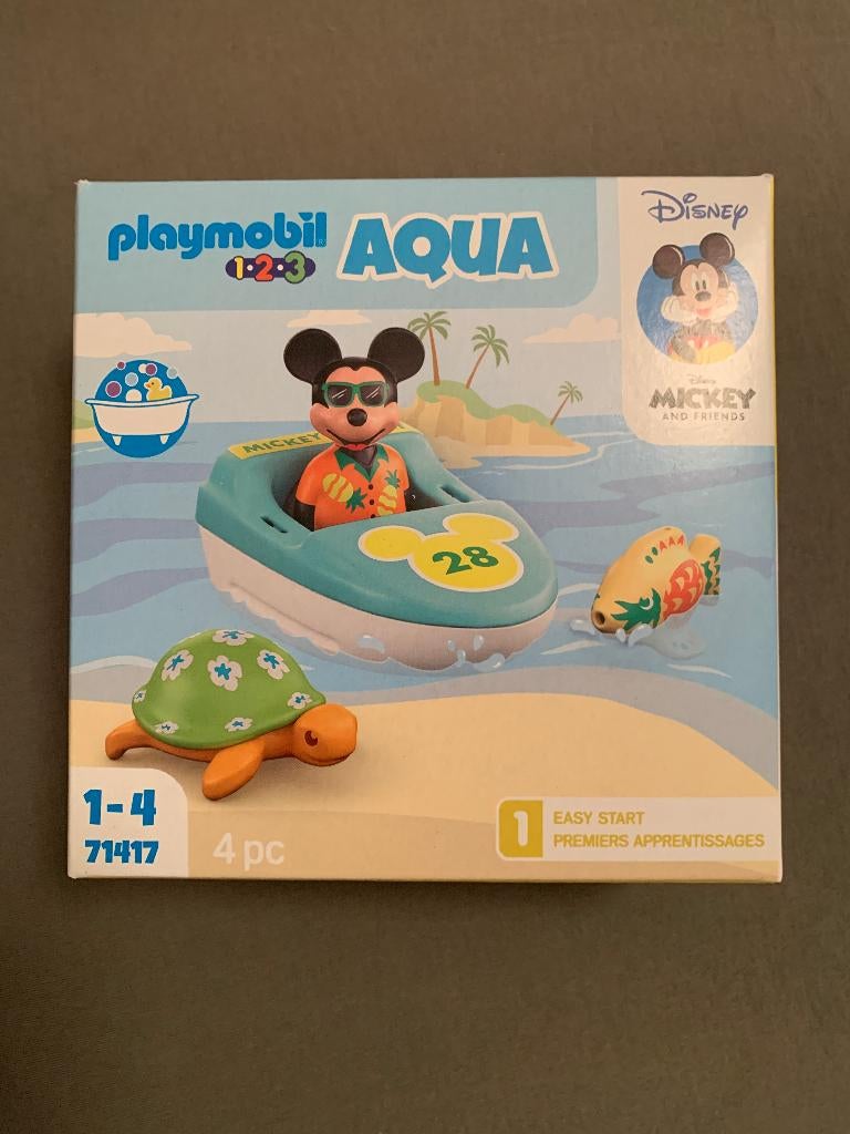 PLaymobil 1-2-3 Disney Mickey Boottocht 71417, Kinderen en Baby's, Speelgoed | Playmobil, Ophalen of Verzenden, Nieuw