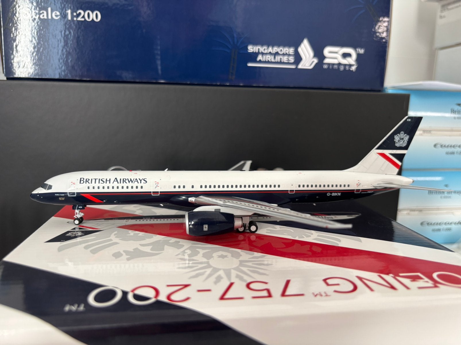 NG Models British Airways Boeing 757 1/200, Verzamelen, Ophalen of Verzenden, Zo goed als nieuw, Schaalmodel
