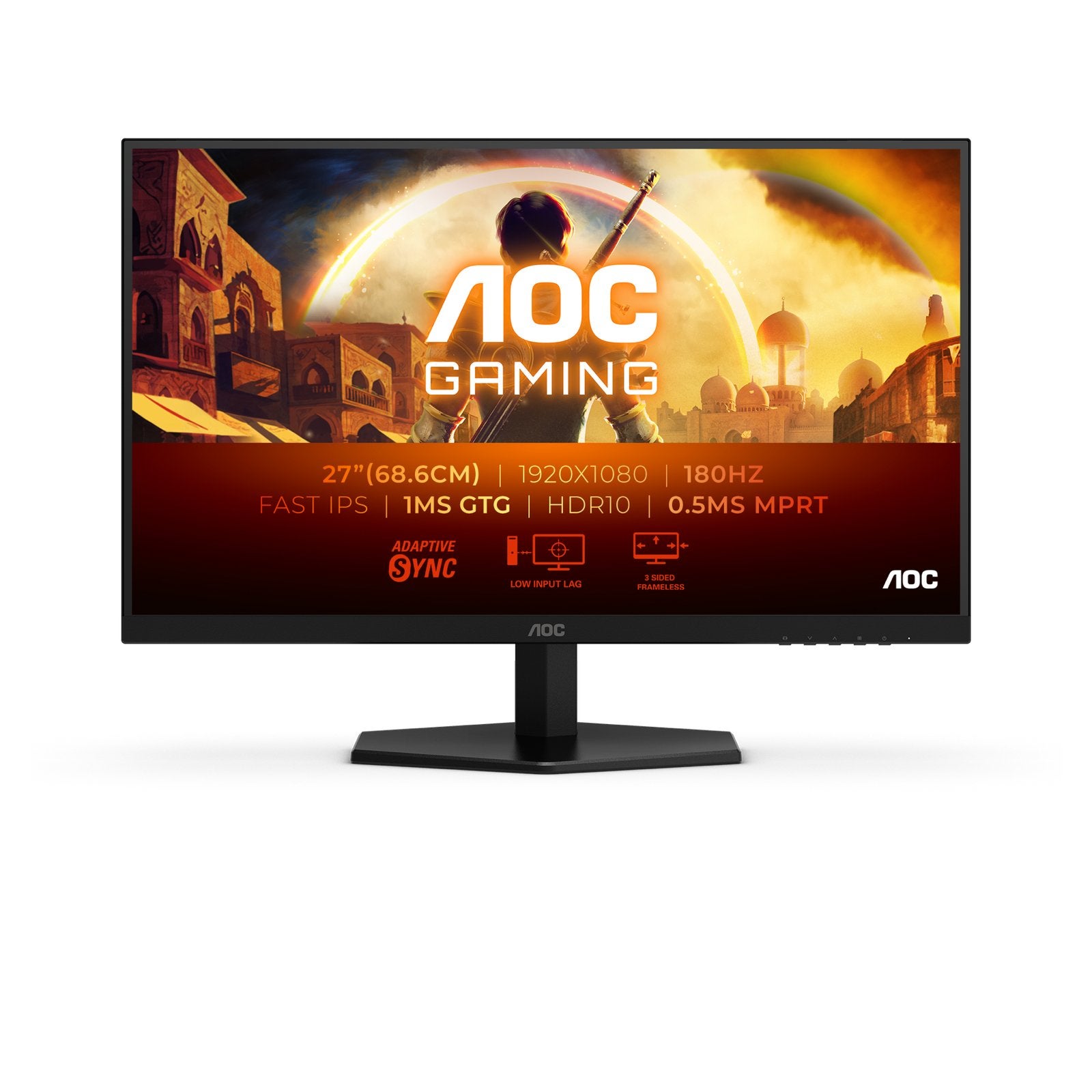 AOC Gaming 27" 180Hz Full HD IPS Monitor, Gaming, HDMI, IPS, Full HD