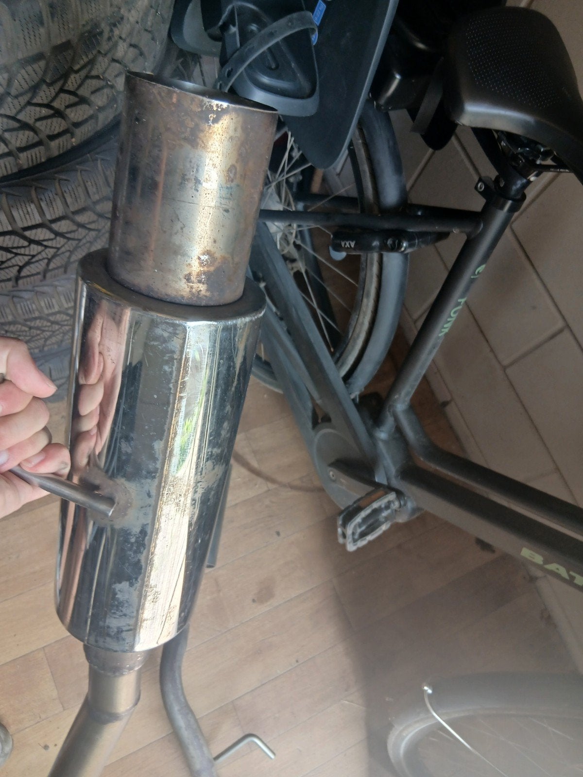 Verschillende eind en middendempers auto., Auto-onderdelen, Uitlaatsystemen, Ophalen