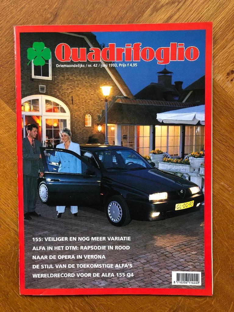 Alfa Romeo tijdschrift Quadrifoglio nr. 42 juni 1993, Alfa Romeo, Nieuw, Ophalen of Verzenden, Alfa Romeo