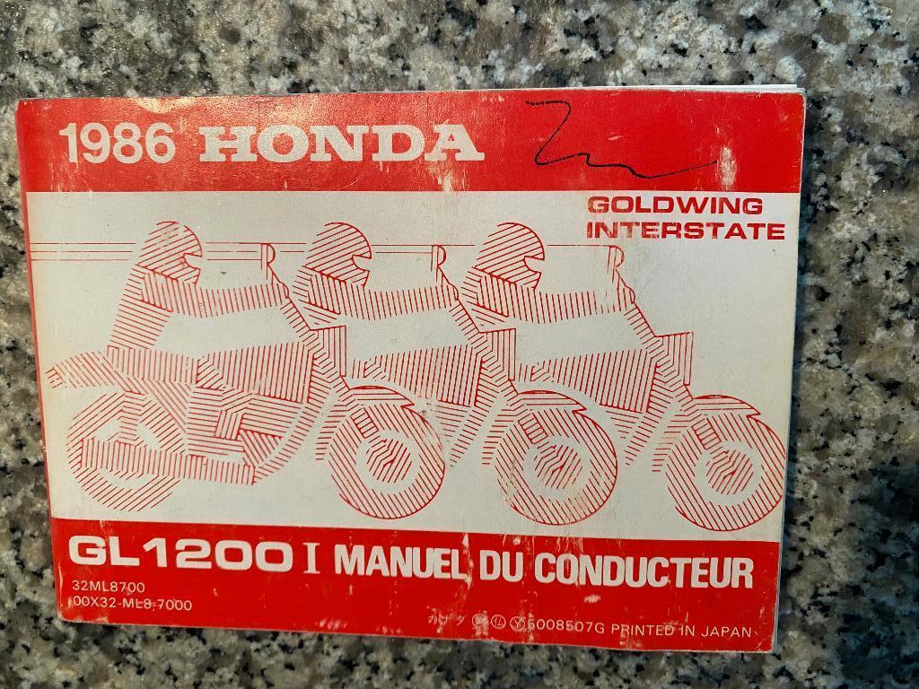 Handleiding motor Honda, Motoren, Handleidingen en Instructieboekjes, Ophalen of Verzenden, Honda