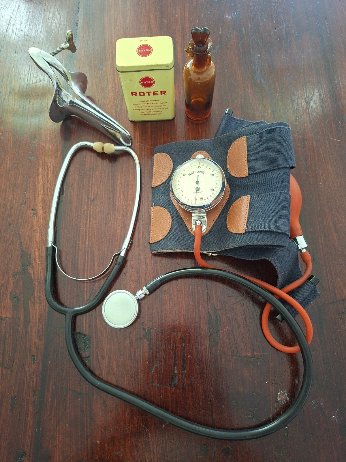 Vintage doktersmateriaal set met of zonder tas, Ophalen of Verzenden