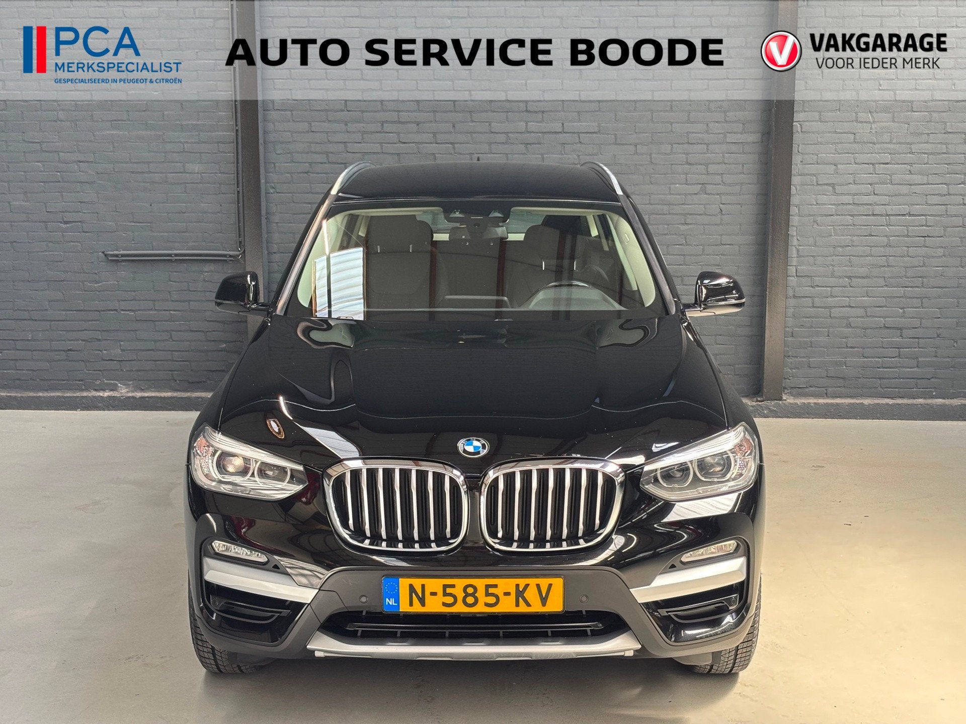 BMW X3 xDrive20i (184 pk) Executive automaat - sportstoelen, Auto's, Automaat, Gebruikt, 4 cilinders, Leder en Stof
