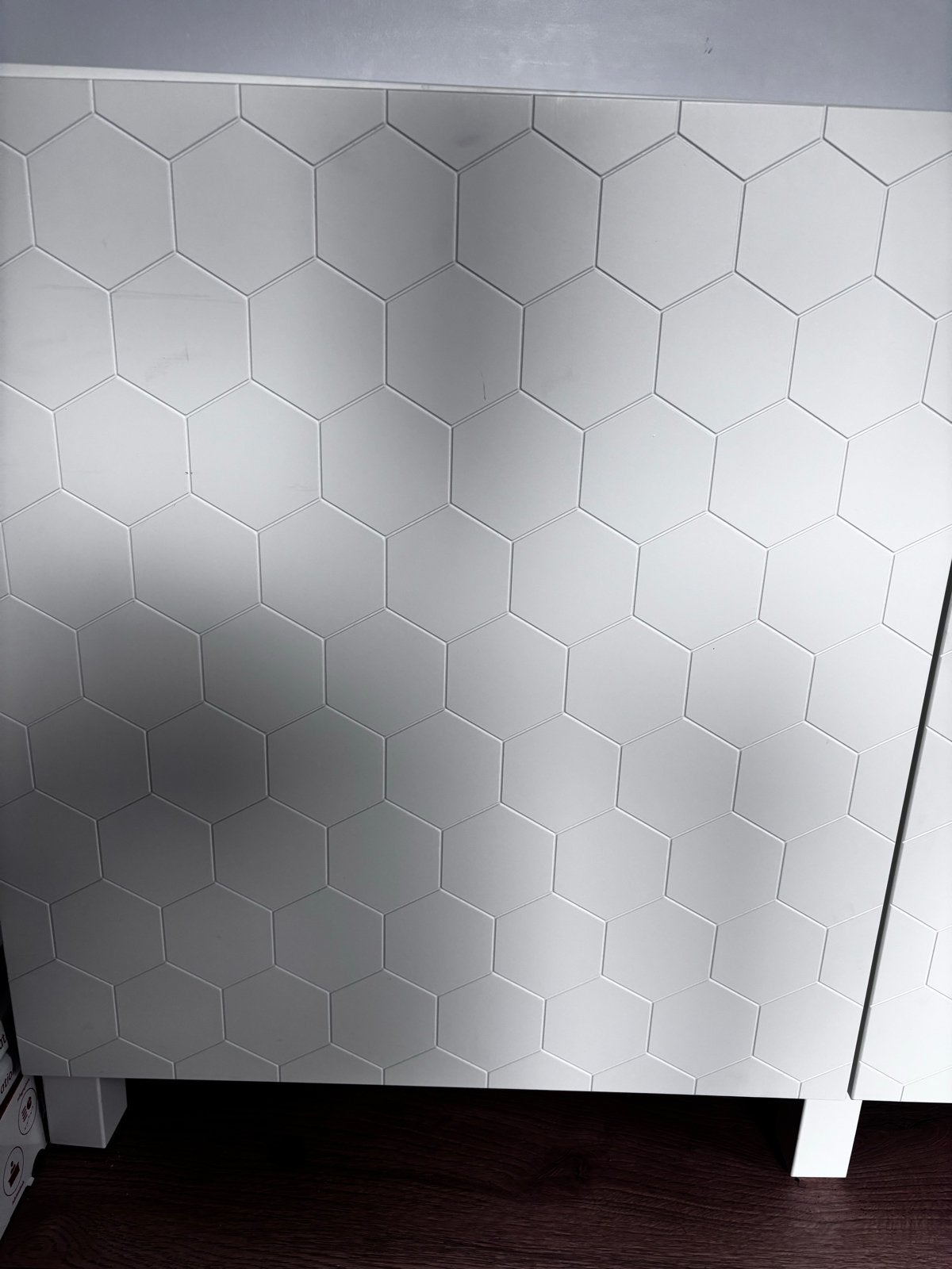 IKEA VASSVIKEN Kastdeur met Hexagon Patroon 6stuks, Ophalen, Overige materialen, Minder dan 50 cm, Zo goed als nieuw