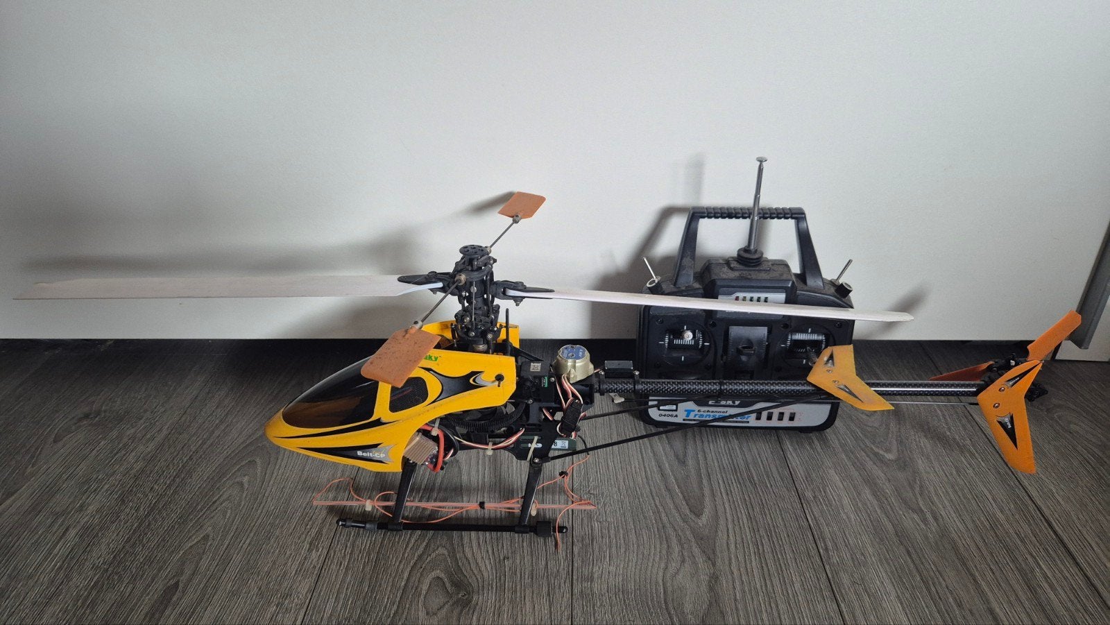 E-Sky Belt-CP RC Helikopter met Brushless Motor en Upgrades, Gebruikt, RTF (Ready to Fly), Helikopter, Ophalen