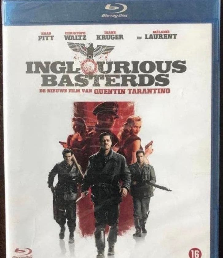 INGLORIOUS BASTARDS BLU RAY NIEUW Still new in plastic seal, Cd's en Dvd's, Ophalen of Verzenden, Nieuw in verpakking