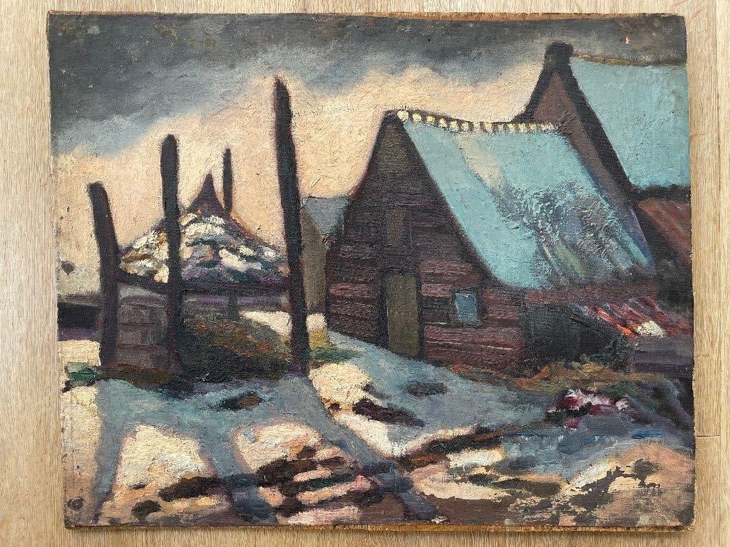 Winter - G.W. van Apeldoorn, Ophalen of Verzenden, Origineel werk