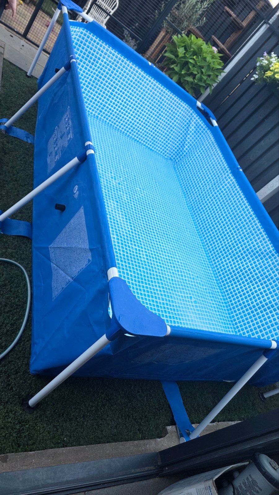 Intex Zwembad 300x200 met pomp en trap, Tuin en Terras, Zwembaden, Ophalen, 200 tot 300 cm, Zo goed als nieuw, Opzetzwembad