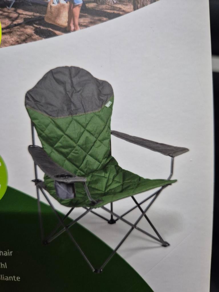 Kampa Vouwstoel XL Highback - Comfortabele Campingstoel, Ophalen, Nieuw, Overige