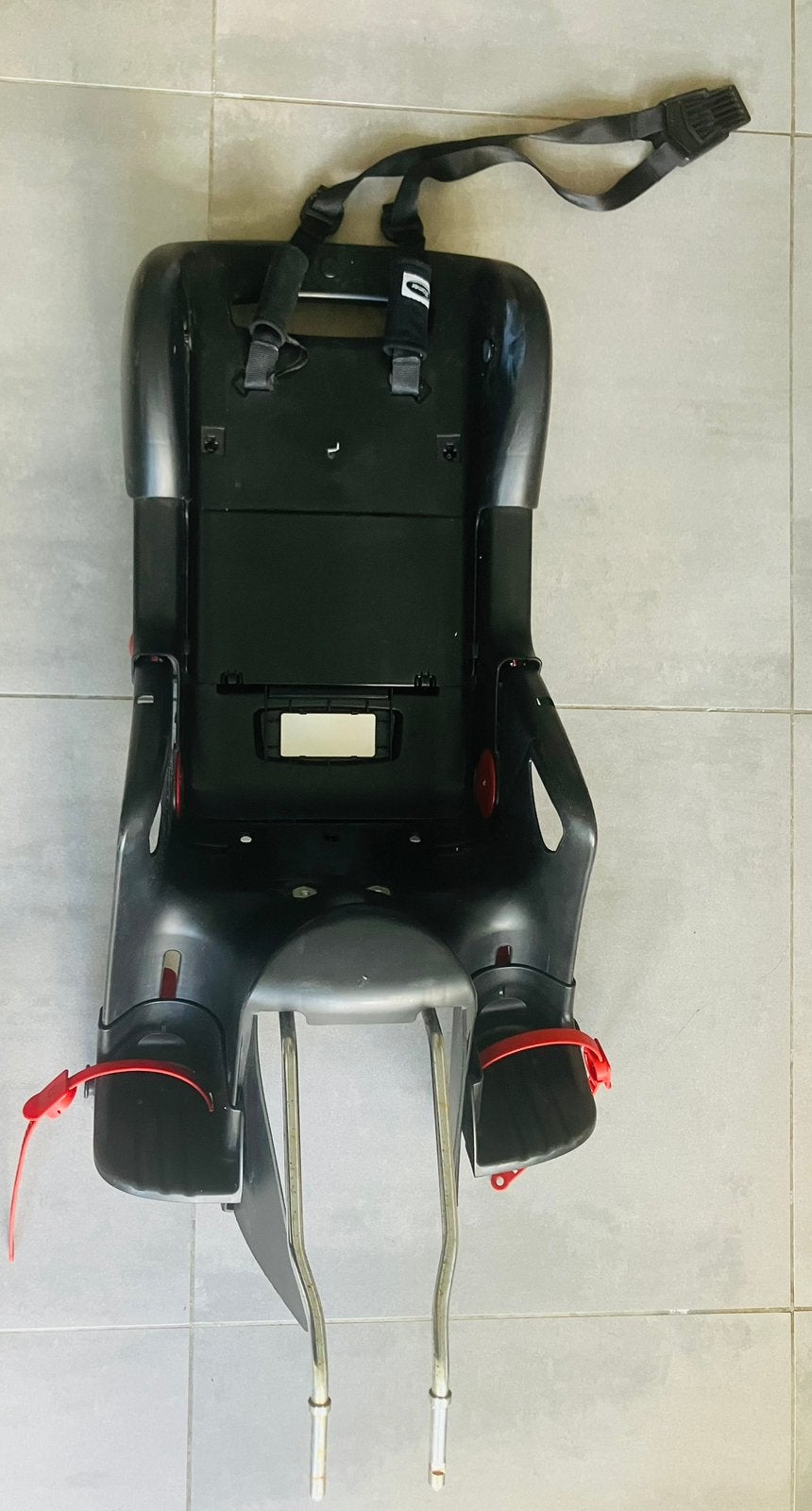 Römer Jockey Comfort fietsstoel, Ophalen, Gebruikt, Achterzitje, Voetsteuntjes