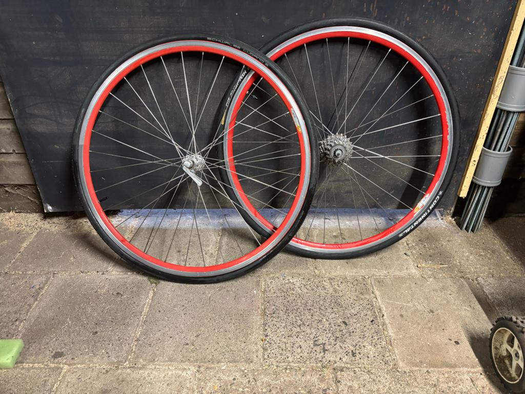 Mavic CXP33 28 inch wielset met banden, Fietsen en Brommers, Fietsonderdelen, Wiel, Gebruikt, Ophalen of Verzenden, Aluminium