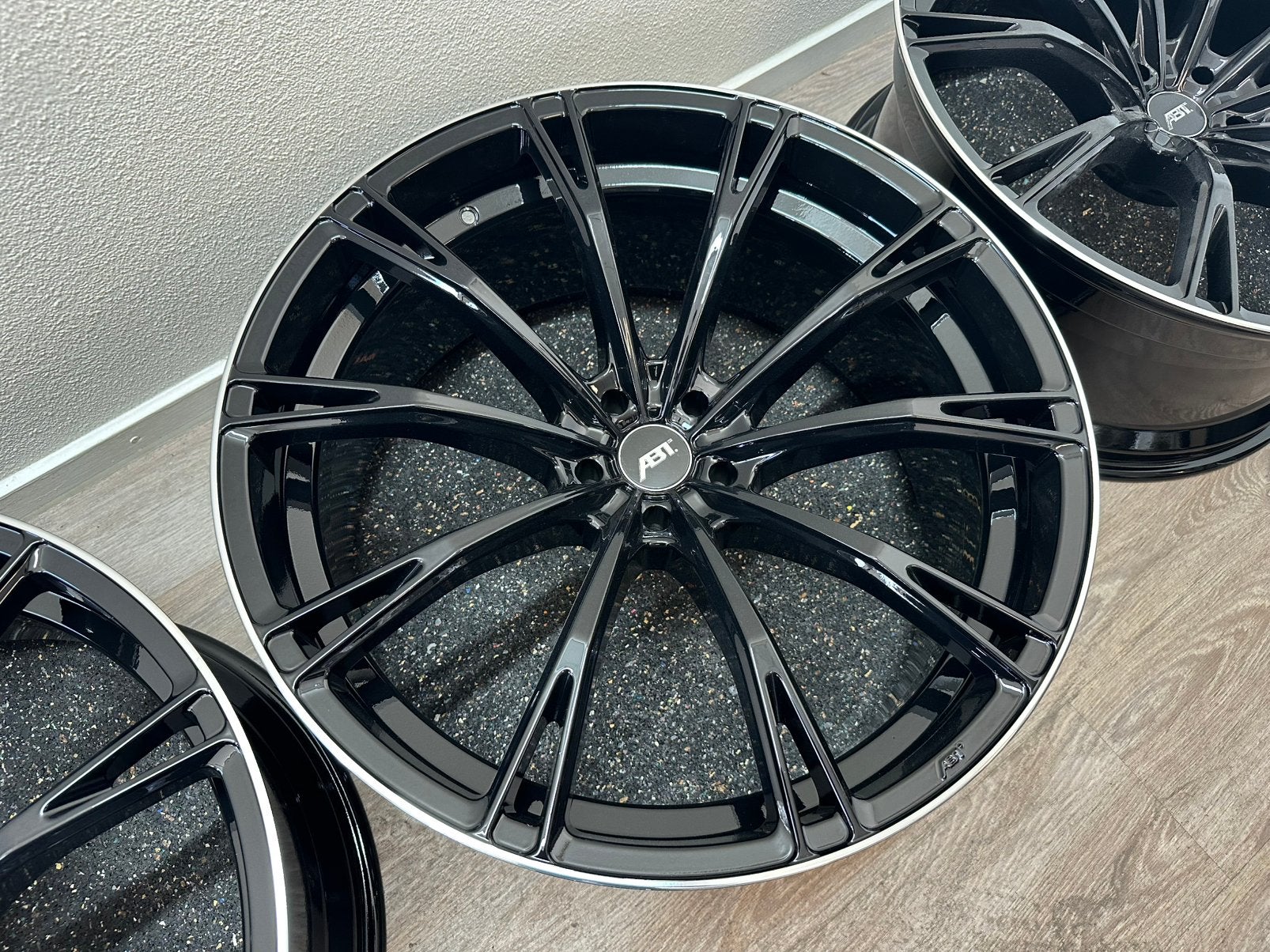 23'' ABT GR23 Audi Q8 SQ8 RSQ8 Q7 SQ7 E Tron Velgen Zwart, Nieuw, Overige maten, Ophalen of Verzenden, Personenwagen
