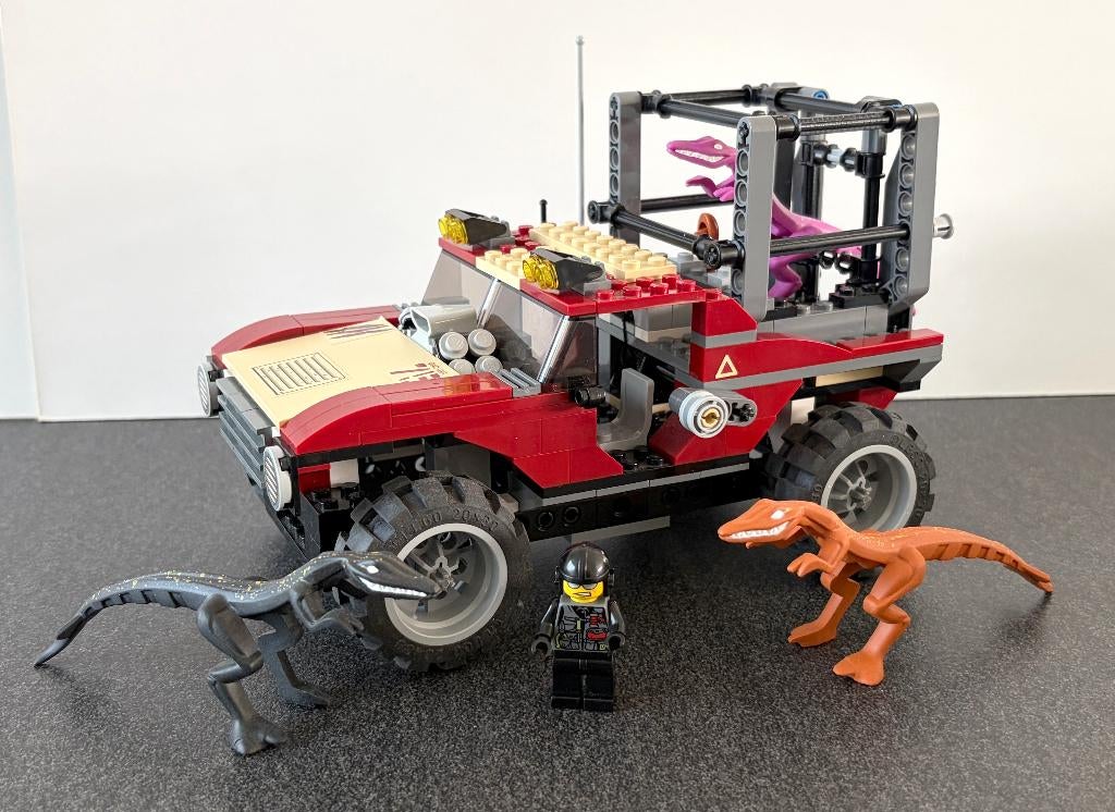 Lego Dino 2010 no. 7296: 4W Dino vangwagen, Overige thema's, Lego, Ophalen of Verzenden, Zo goed als nieuw