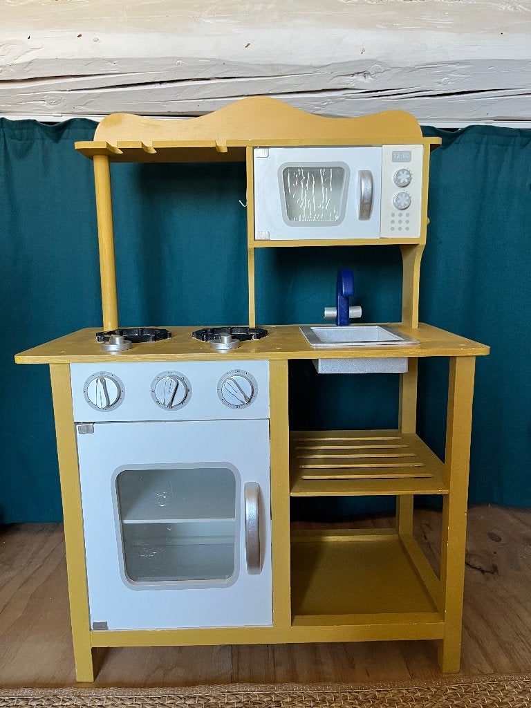 Keukentje met accessoires, Ophalen, Gebruikt, Hout, Speelkeuken