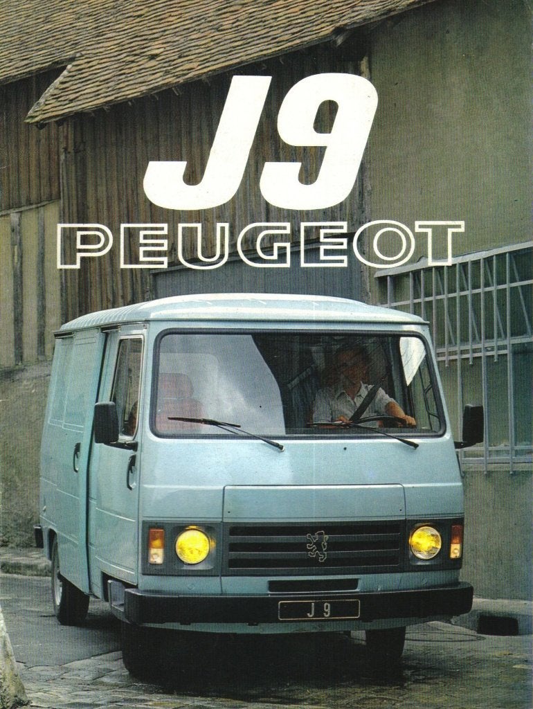 Folder Peugeot J9 1981, Ophalen of Verzenden, Gelezen, Peugeot