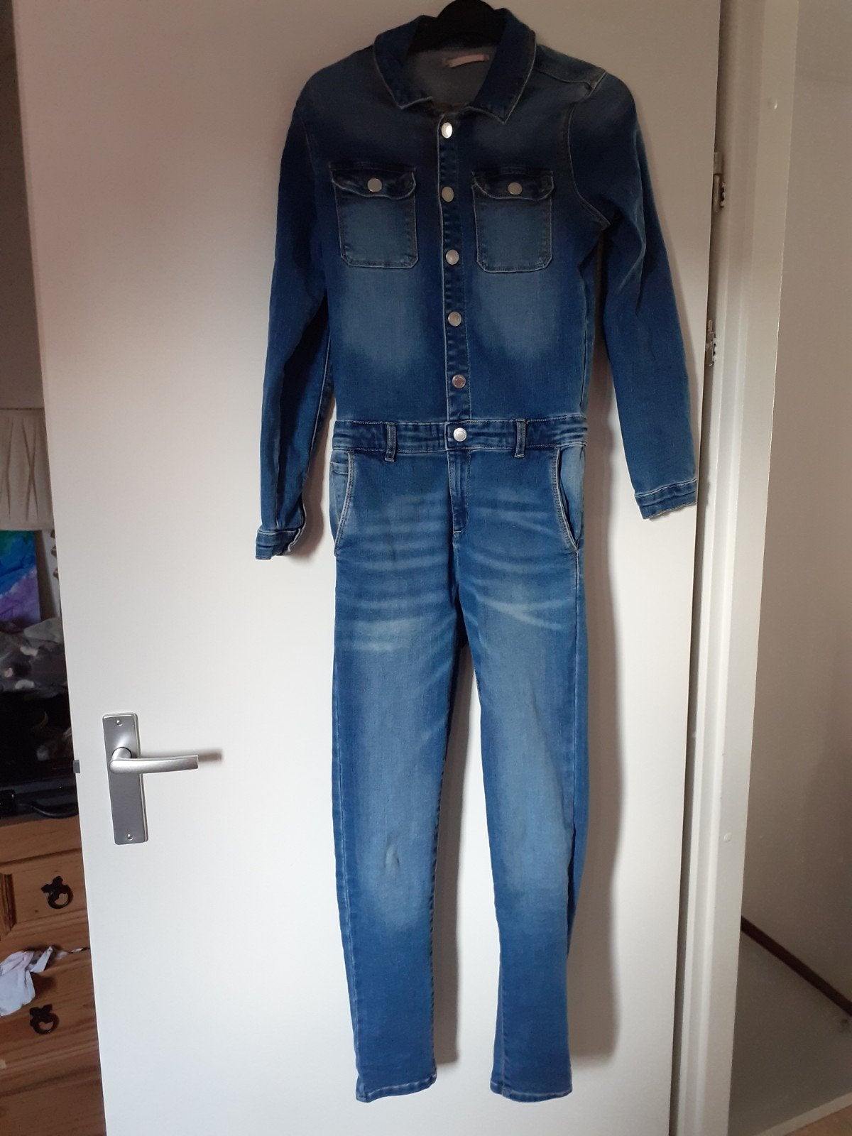 zgan stretch jeans jumpsuit van Kids only maat 152, Broek, Meisje, Kids Only, Ophalen of Verzenden
