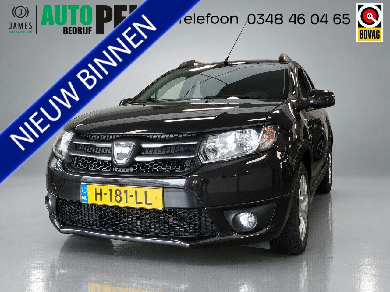Dacia Logan MCV 0.9 TCe Lauréate Airco, Navigatie, Elek ram, Auto's, Voorwielaandrijving, Stof, Zwart, Verwarmde buitenspiegels