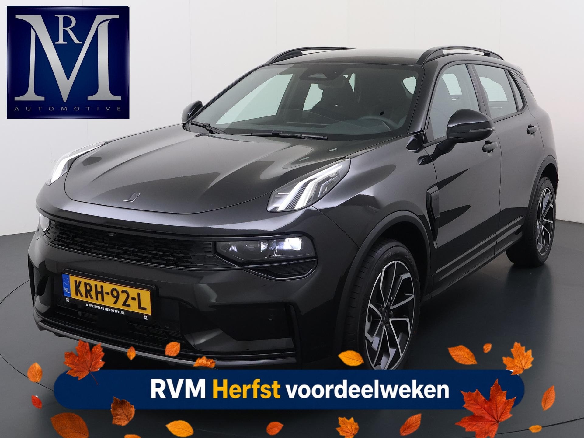 Lynk & Co 01 1.5 Core VAN: 36.900,- VOOR: 33.330,- UW HERFST, Auto's, Gebruikt, 4 cilinders, Alcantara, Zwart