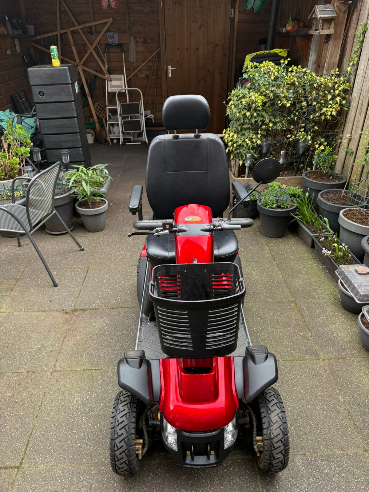 Scootmobiel PractiComfort Hurricane 30 plus, Ophalen, Zo goed als nieuw, 46 km of meer, 16 km/u of meer