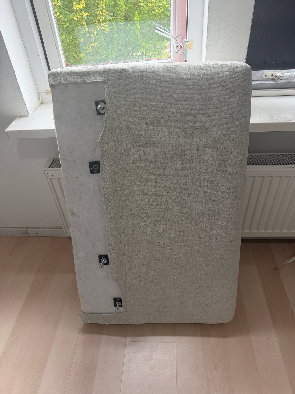 Vimle leuning hoog/smal Gunnared beige, Huis en Inrichting, Ophalen, Zo goed als nieuw, Stof, Minder dan 150 cm