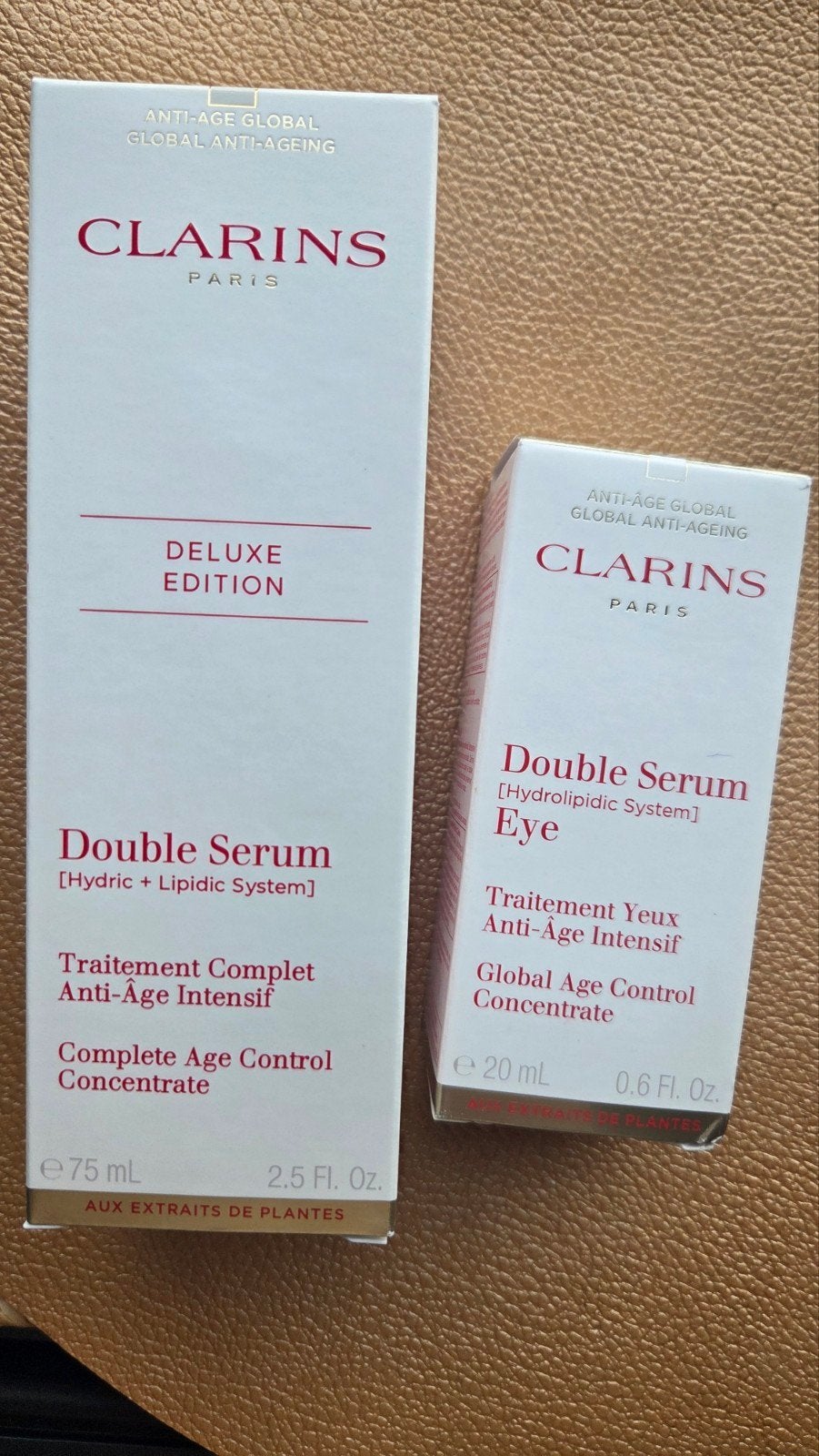 Clarins Double Serum & Eye serum SET (75ml+20ml), Verzenden, Nieuw