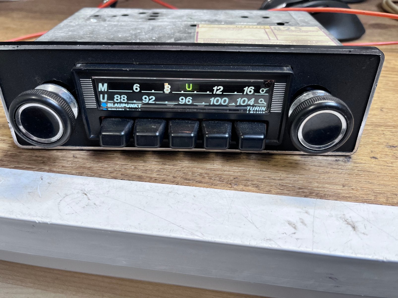 Blaupunkt Turin mono radio. Am/Fm, Ophalen, Gebruikt
