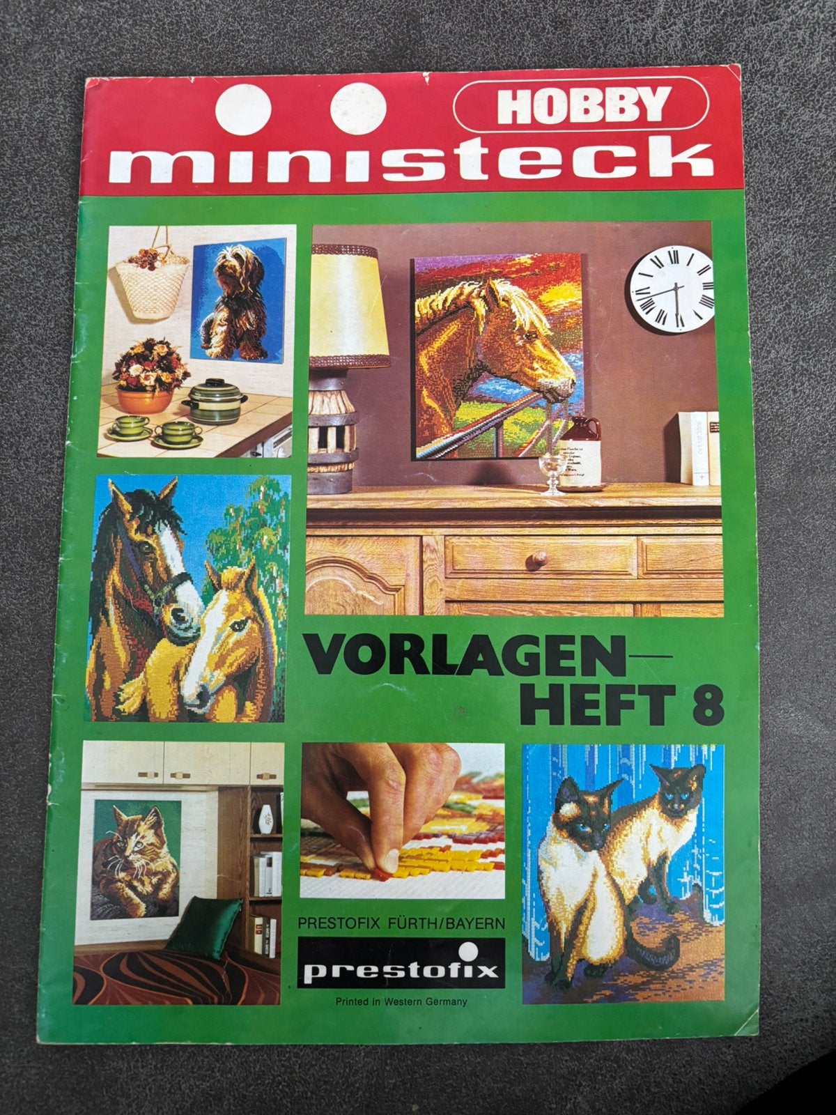 5 boekjes Ministeck voorbeelden, Hobby en Vrije tijd, Verzenden, Gebruikt, Voorbeeldboek