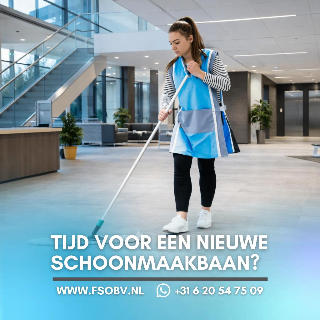 Schoonmaakmedewerker voor een school in Vollenhove, Vacatures, Vacatures | Schoonmaak en Facilitaire diensten, Overige niveaus