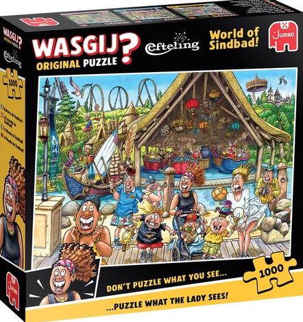 Wasgij Original - Efteling, de Wereld van Sinbad - 1000 st., Ophalen of Verzenden, 500 t/m 1500 stukjes, Nieuw, Legpuzzel