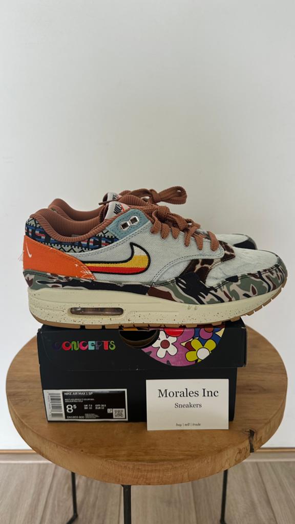 Nike Air Max 1 x Concepts ‘Heavy’ (2022) EU 42 top staat, Kleding | Heren, Schoenen, Ophalen of Verzenden, Overige kleuren