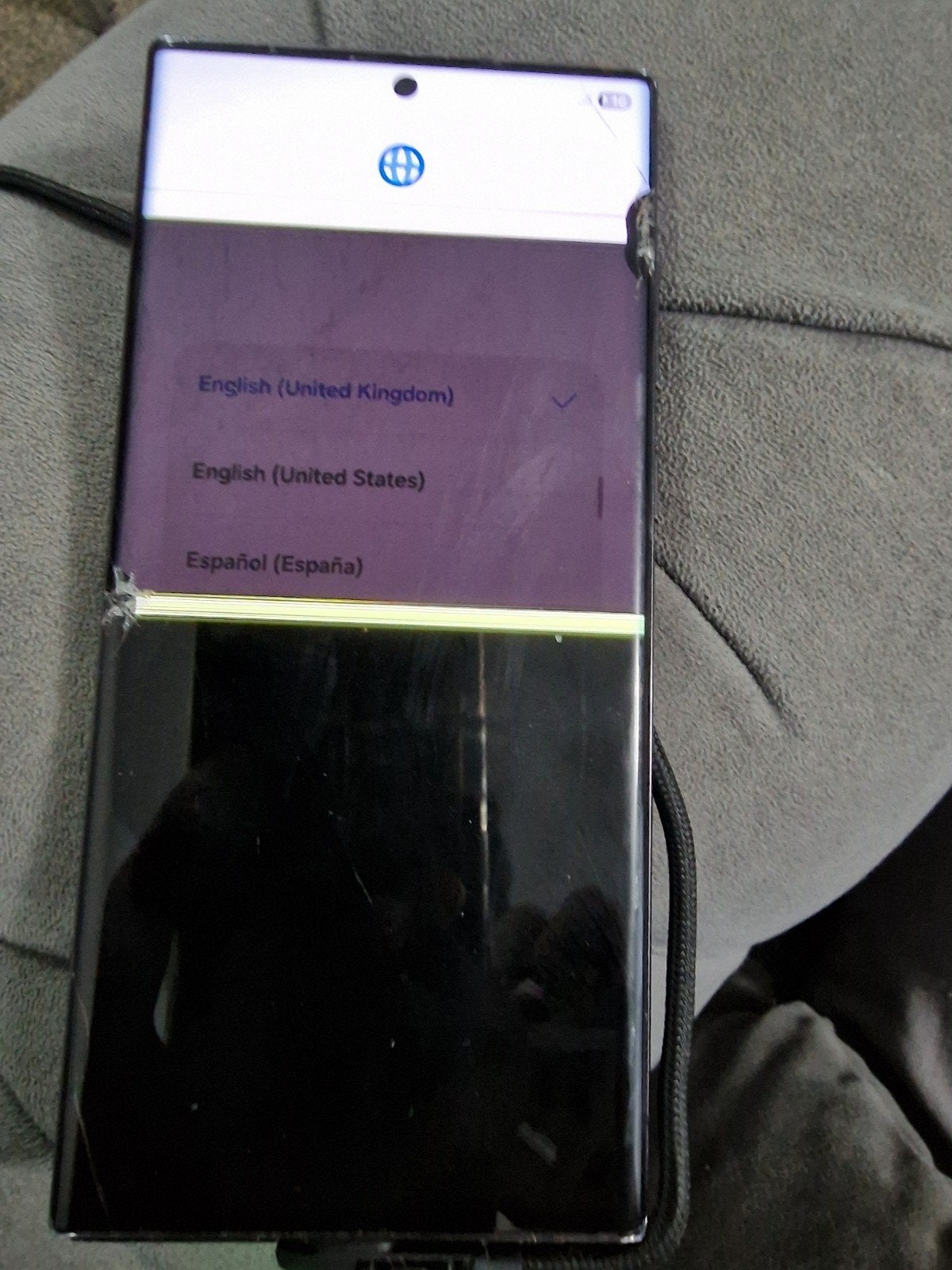 Samsung Galaxy S22 Ultra - Defect scherm, Telecommunicatie, Mobiele telefoons | Samsung, Zwart, Touchscreen, Ophalen of Verzenden
