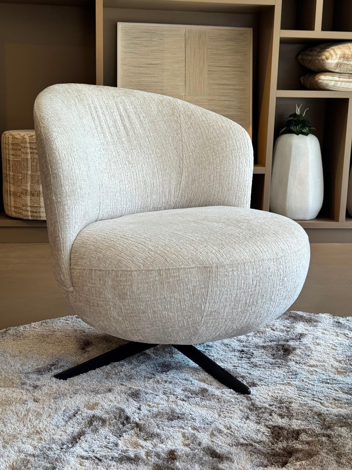 Fauteuil Cosenza | Hofstede Raanhuis, 75 tot 100 cm, Ophalen of Verzenden, Zo goed als nieuw, Stof