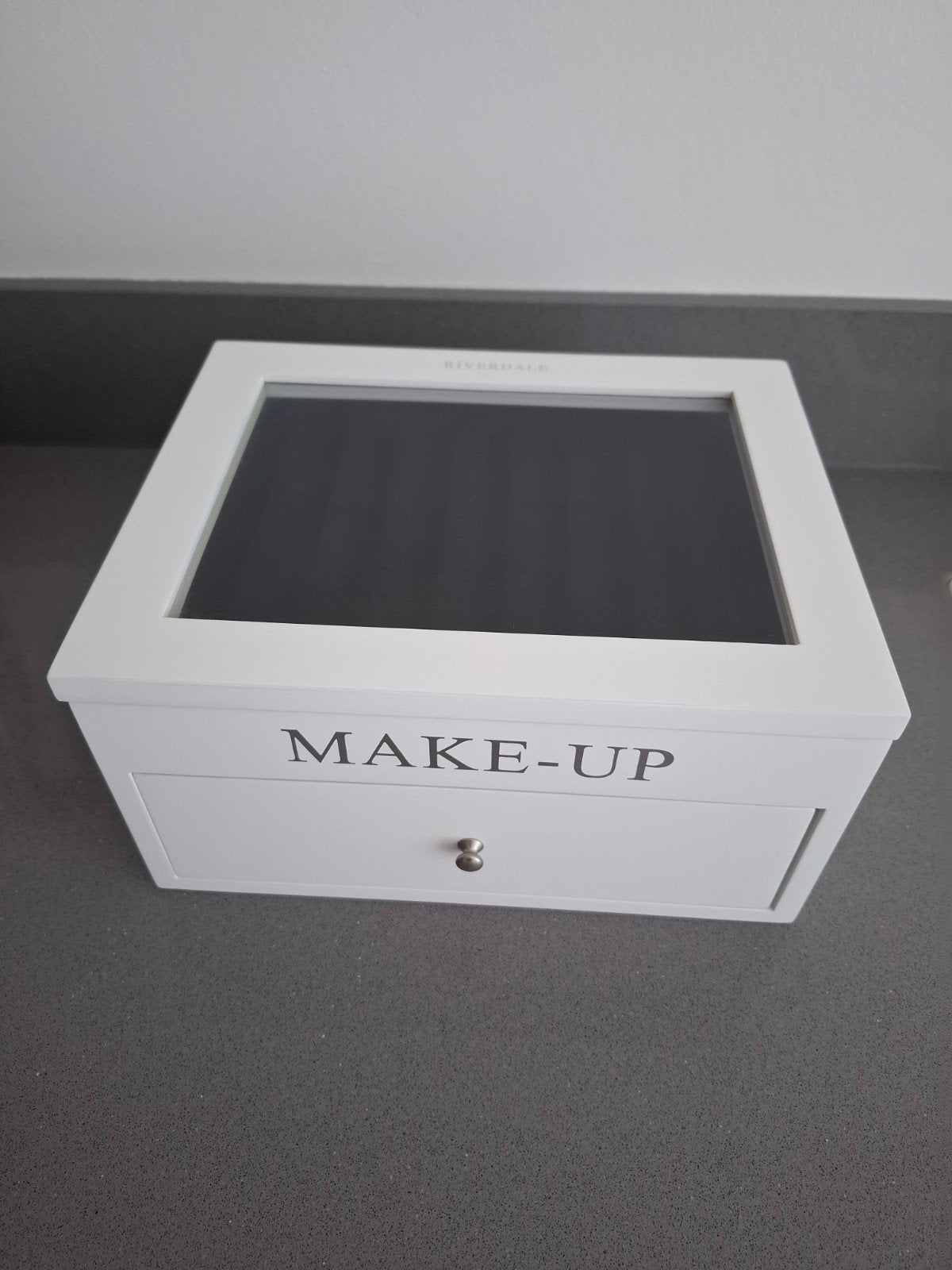 Riverdale Make-up Doos met Lade - Wit, Sieraden, Tassen en Uiterlijk, Ophalen of Verzenden, Zo goed als nieuw, Wit, Hardcase