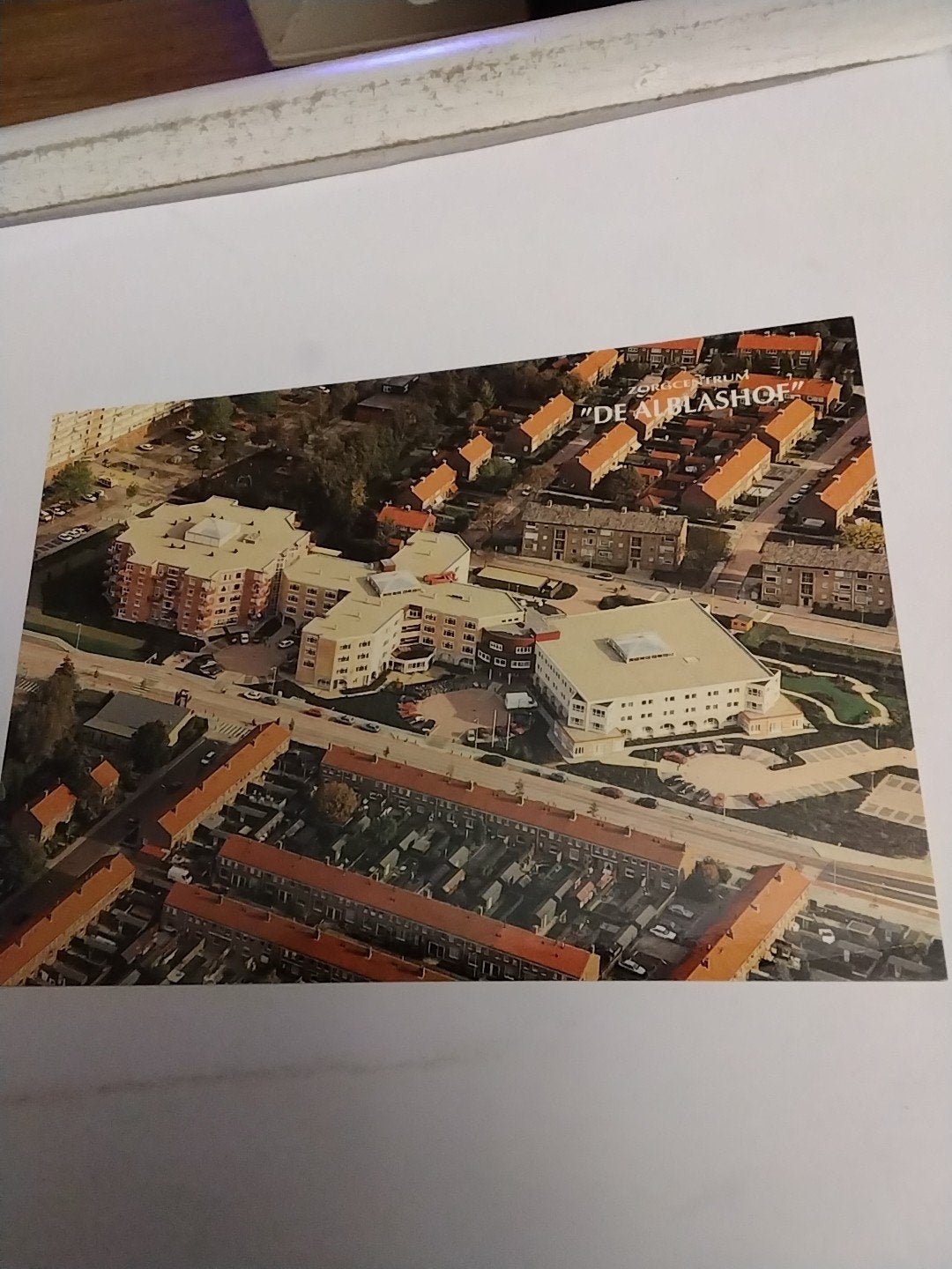 Ansichtkaart Zorgcentrum "De Alblashof" Alblasserdam, Verzamelen, Ophalen of Verzenden, 1980 tot heden, Ongelopen, Zuid-Holland